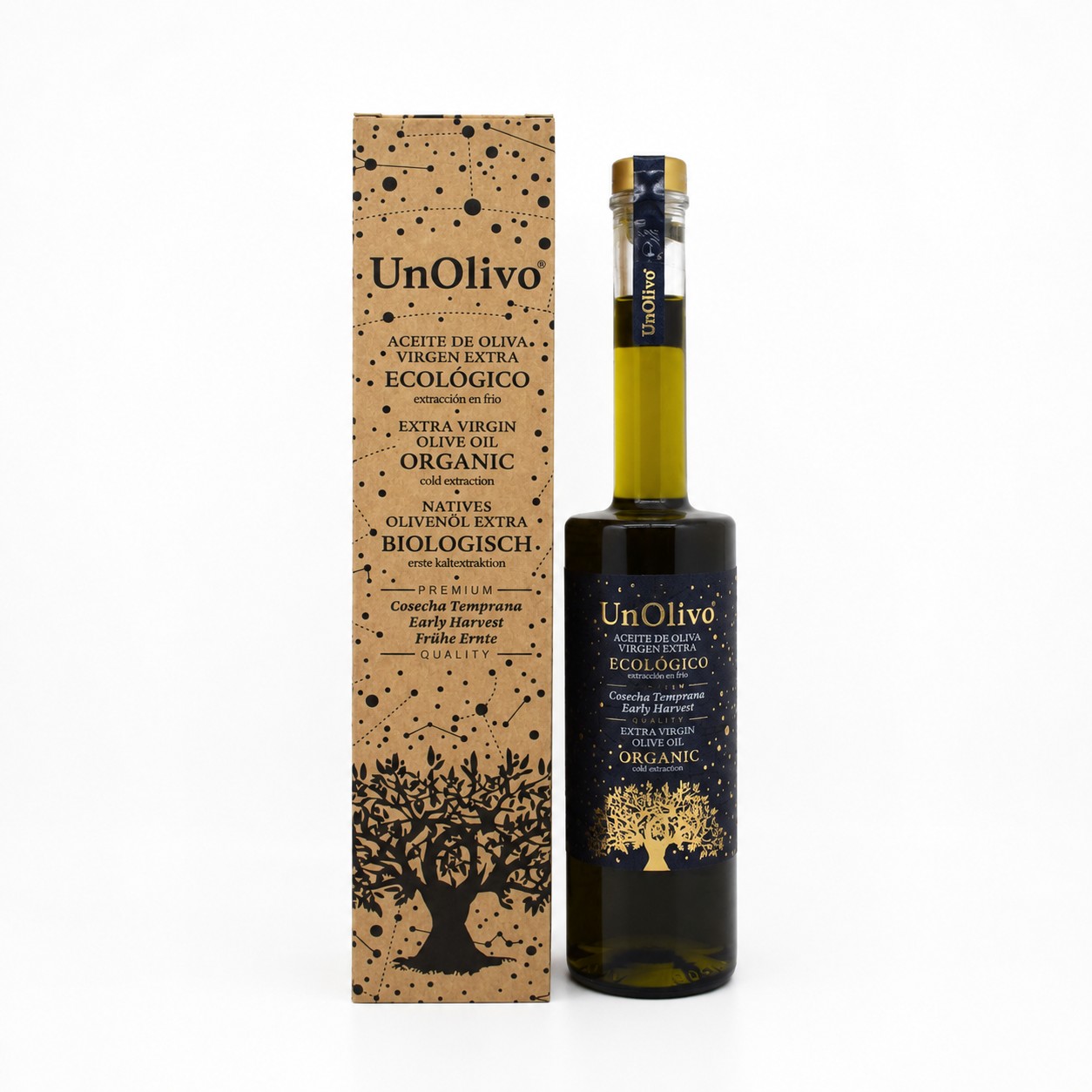 AOVE Ecologico "UnOlivo" Premium Con Caja 500 ml